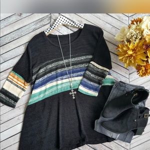 SOL Tops - Women’s Plus Size 1x Color Block Top ~ NWOT SOL Tops - Women’s Plus Size 1x Color Block Top ~ NWOT